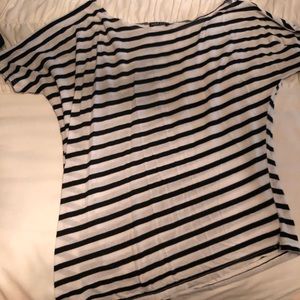 Black and White Asymmetrical Top